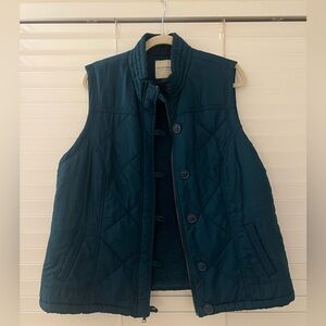 Sonoma Life and Style | Teal Quilted Vest | XL